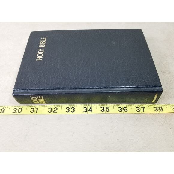 Holy Bible King James Version 1973 Old And New Testaments Printed USA - Black - Picture 12 of 12